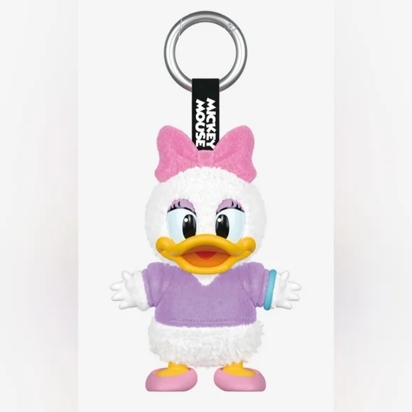 AUTHENTIC POPMART Mickey Family Cute Together Keychain/Bag Charm - DAISY 💜🩷💜 - Picture 7 of 11